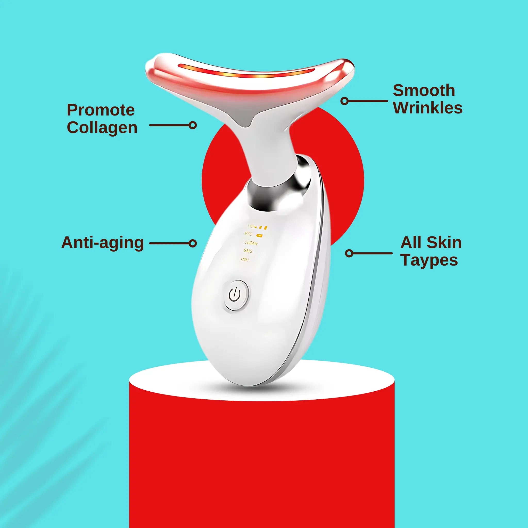 7 in 1 Light EMS Face Lifting Massager