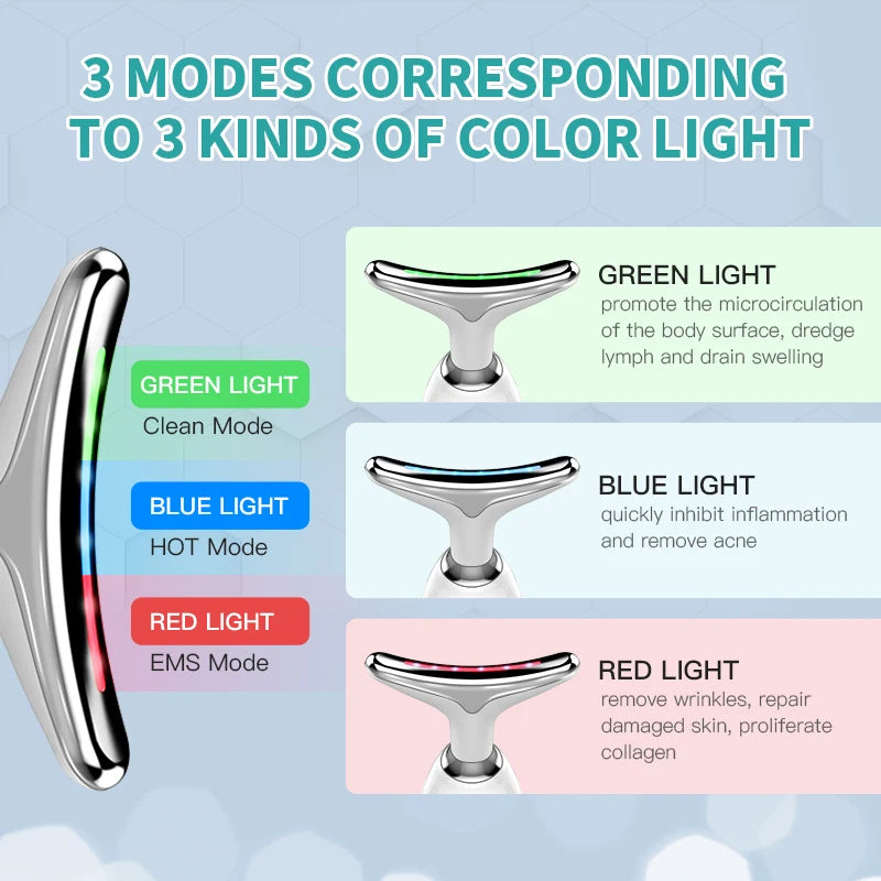 7 in 1 Light EMS Face Lifting Massager